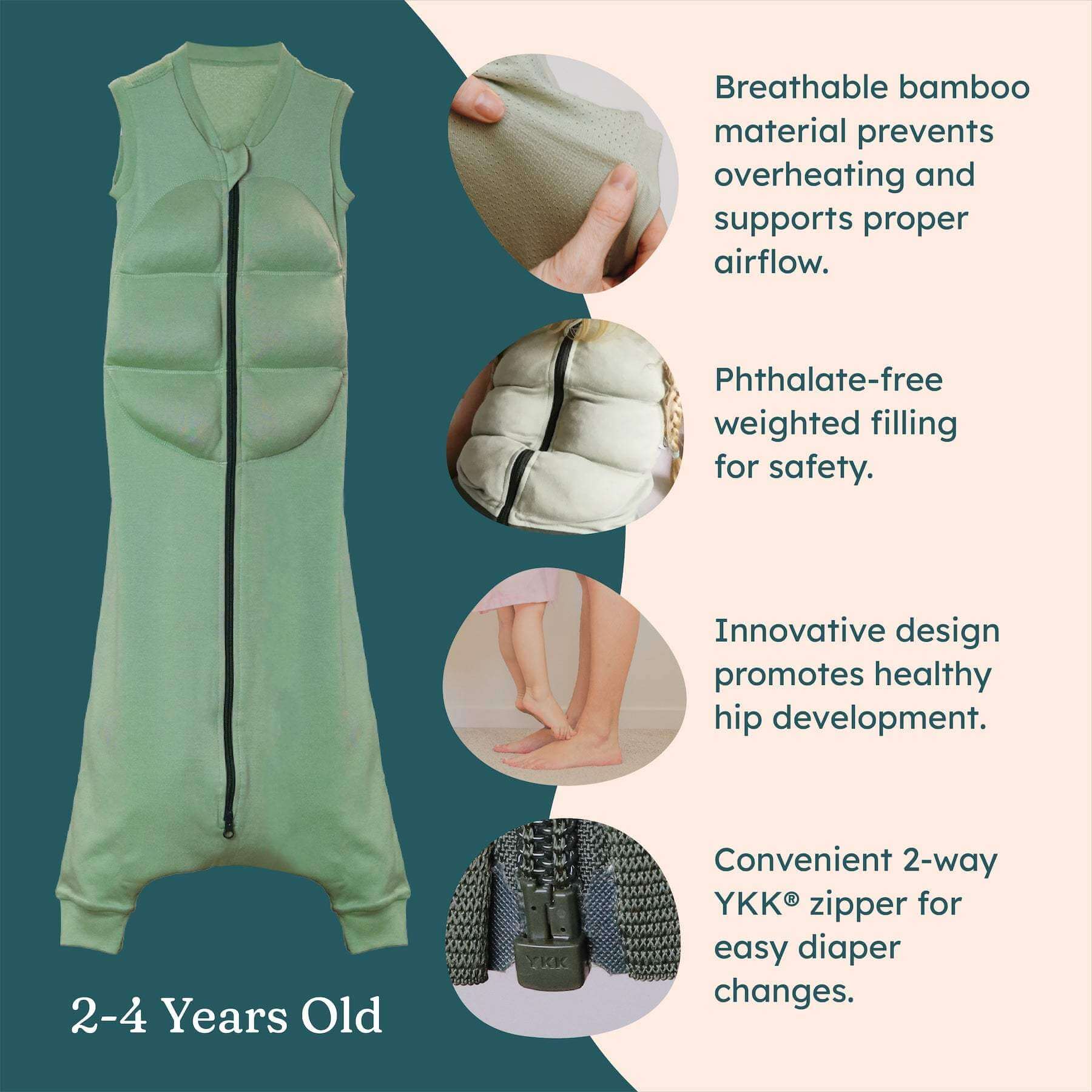 Weighted Sleep Suit I BABYDEEPSLEEP® - Junior