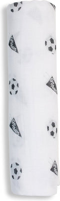 Lulujo-harsoliina, puuvilla 120 x 120 cm, Soccer
