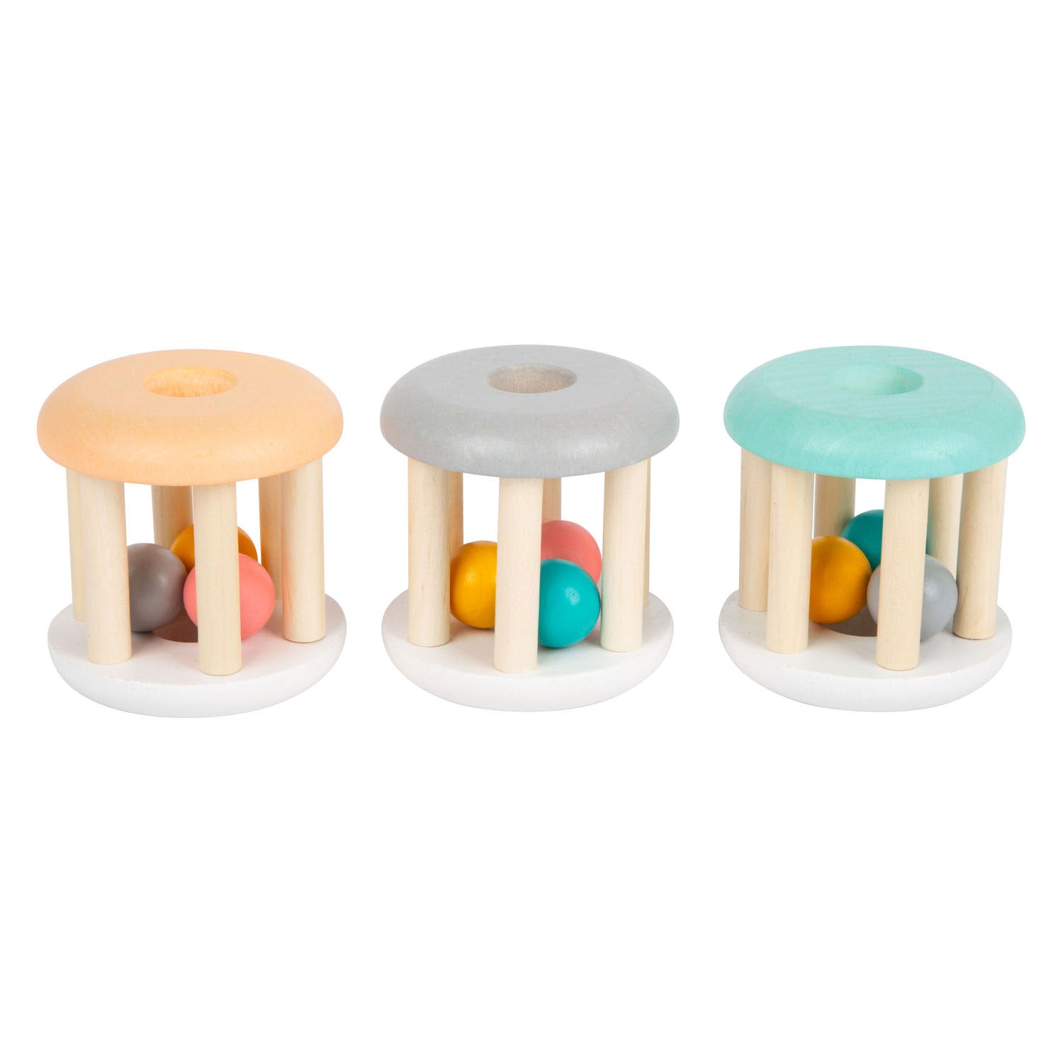 Small Foot -puuhelistimet, pastelli 3 kpl