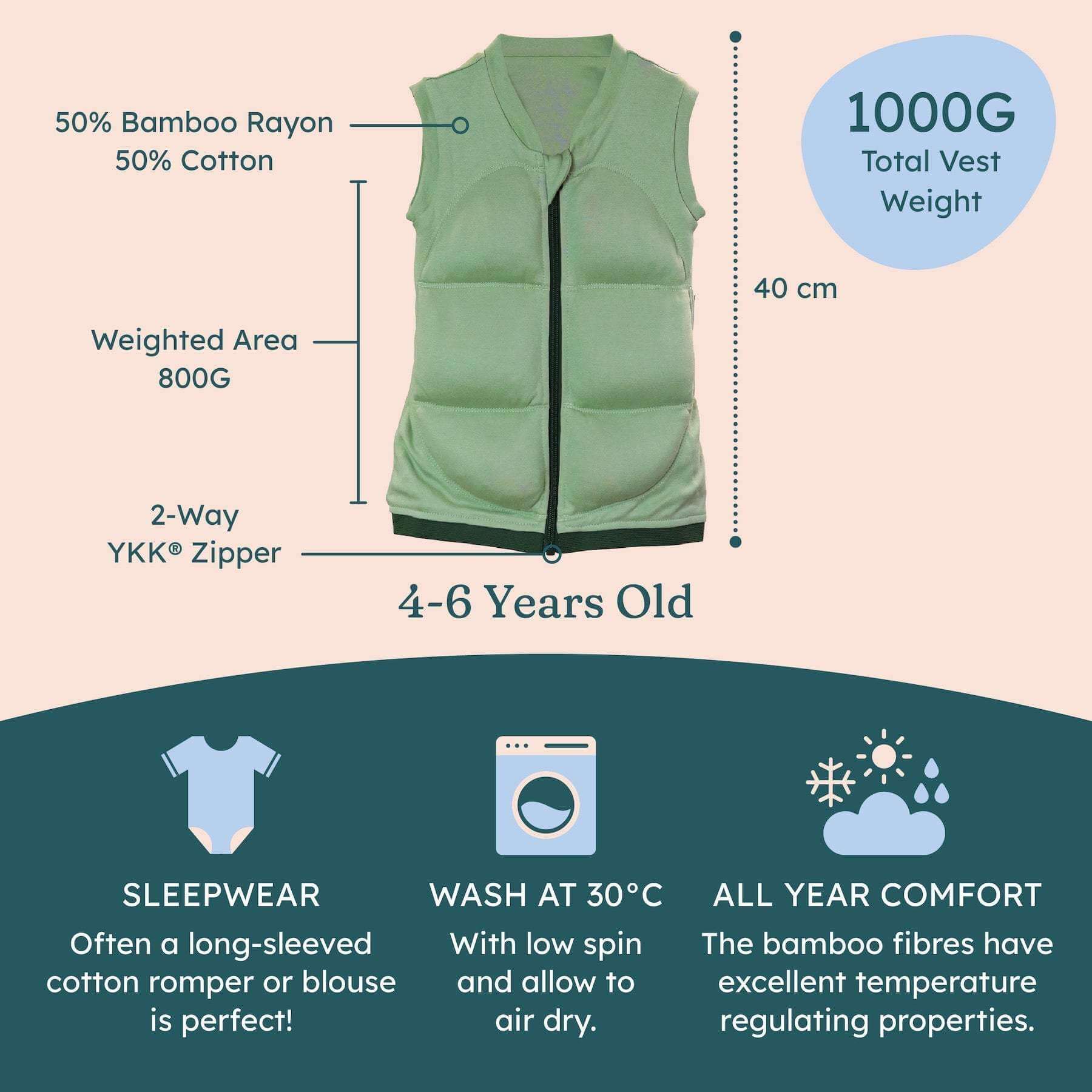 Weighted Sleep Vest I BABYDEEPSLEEP® - Vest