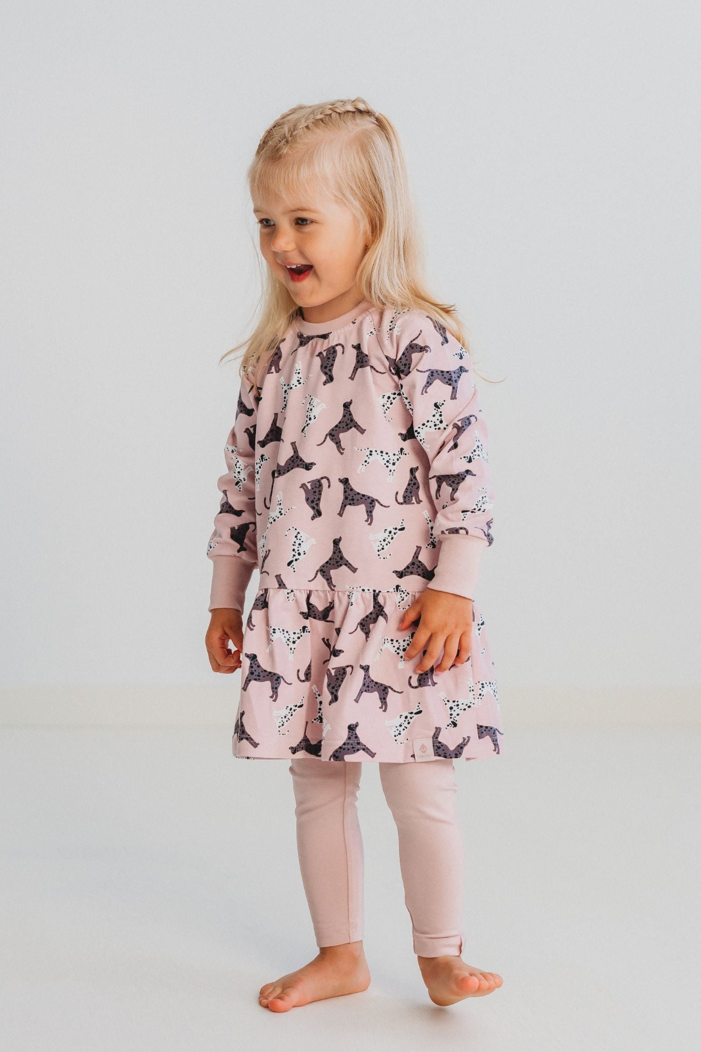Tyttöjen mekko ELORA, dalmatians