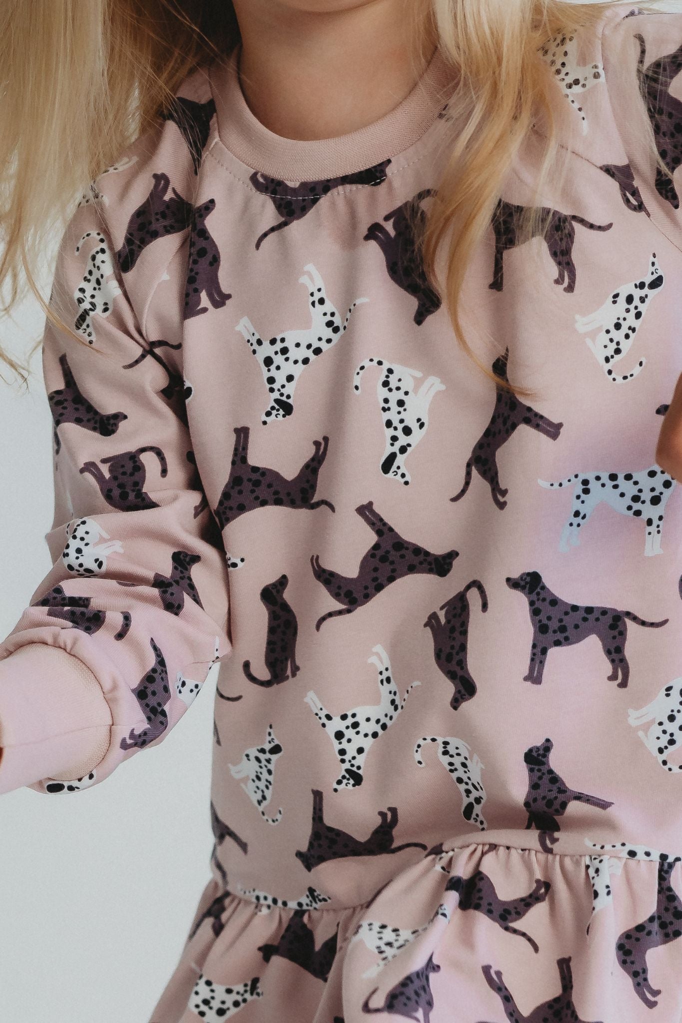 Tyttöjen mekko ELORA, dalmatians