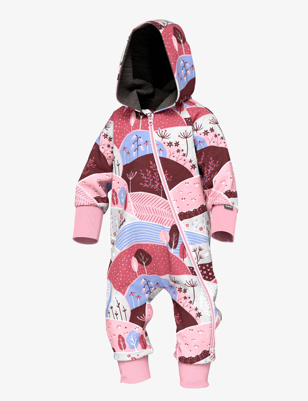 Merino wool baby romper MAJOR-0