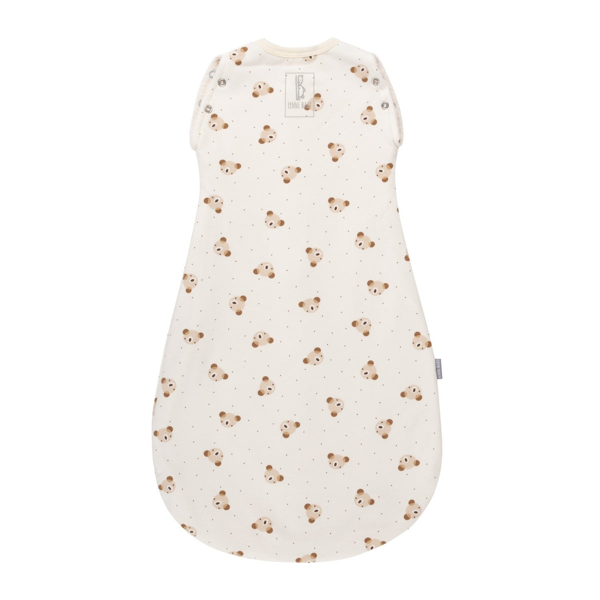 Kapalo ja unipussi 2,5 TOG, beige ja valkoinen, kuva 3