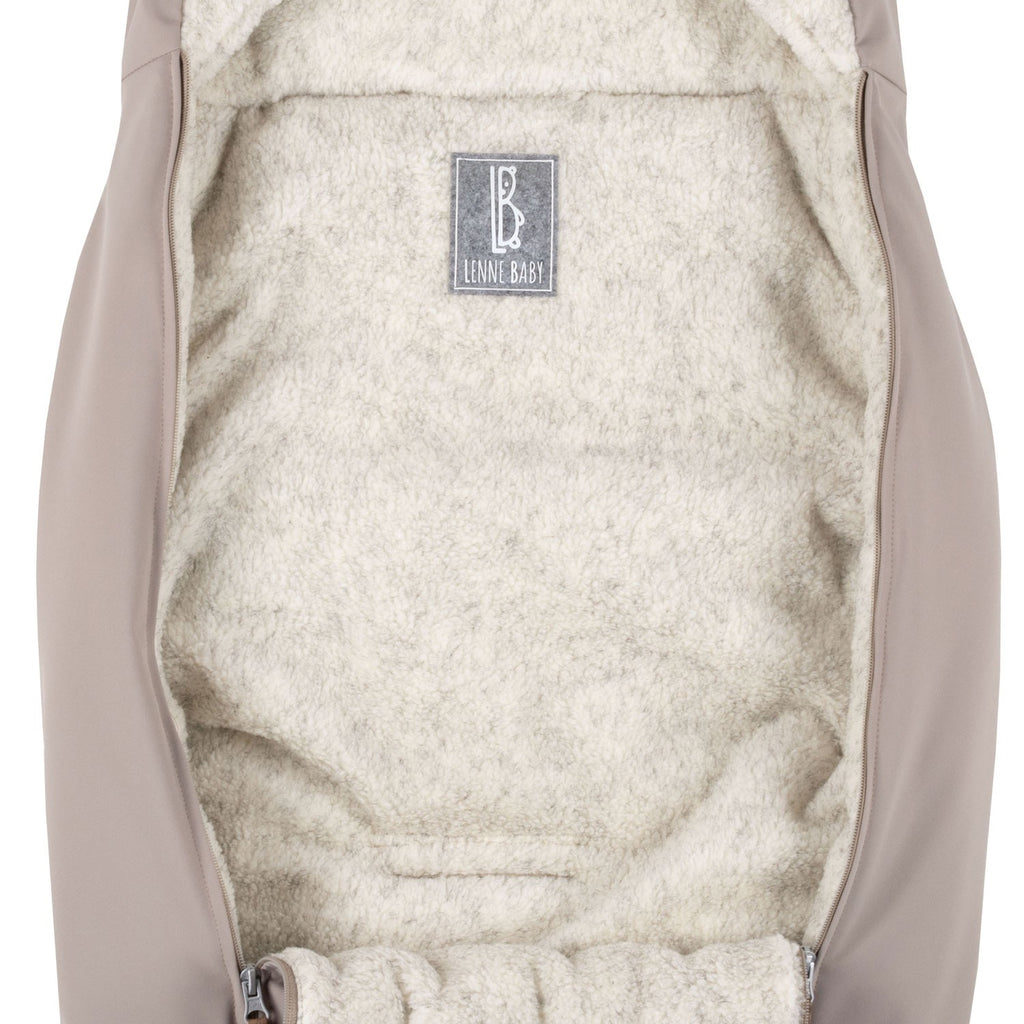 Vauvan talvivaunupussi, beige, kuva 2