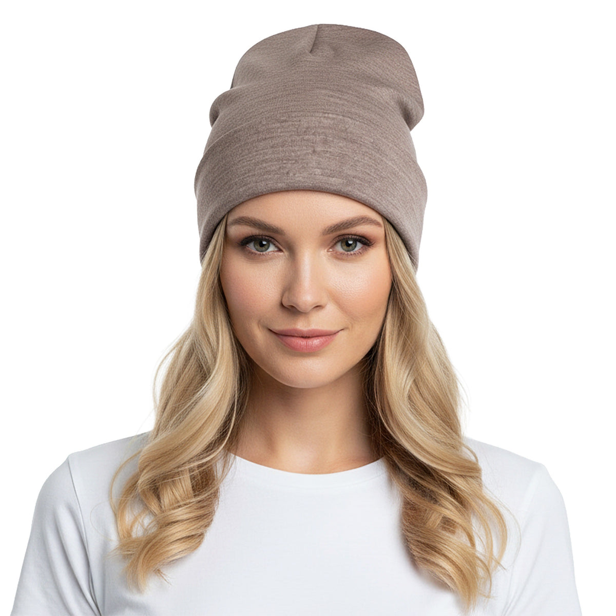 Merinovillainen talvipipo, beige