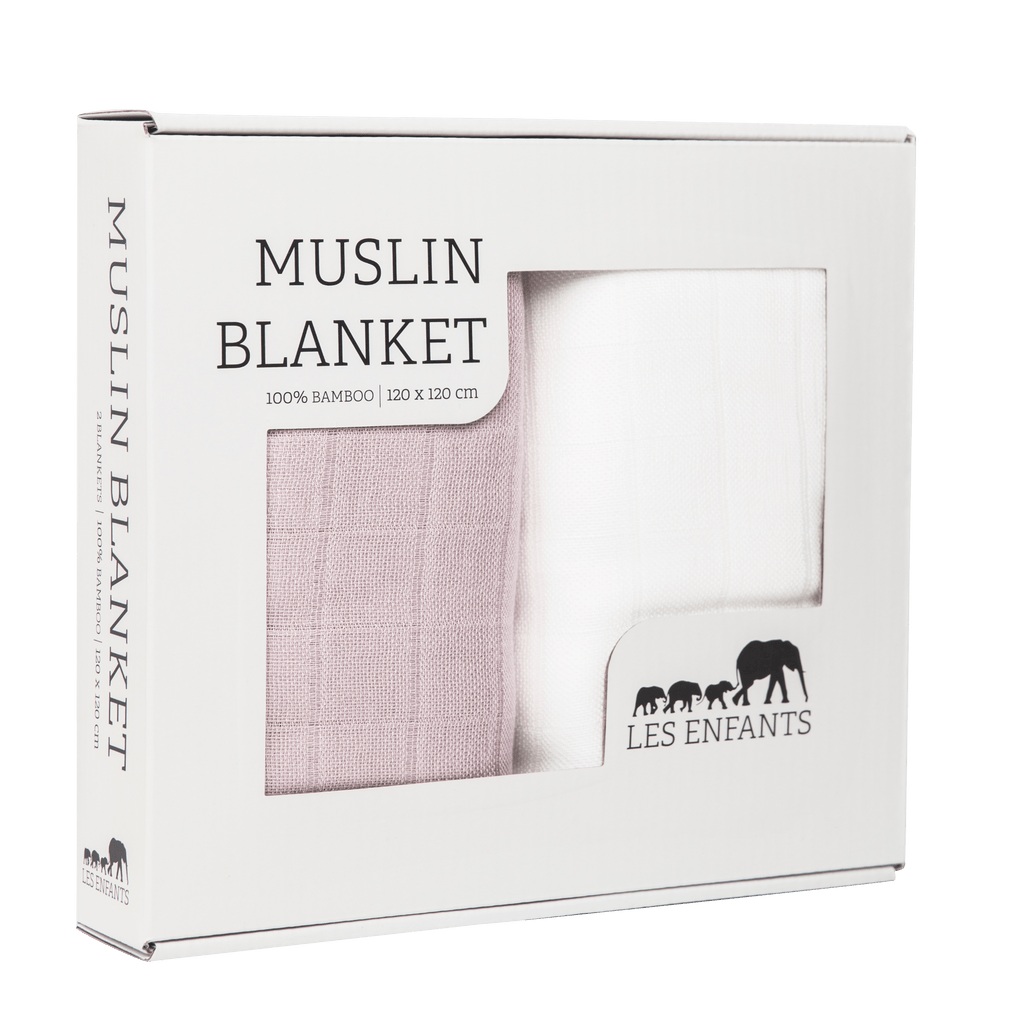 Musliinisetti, roosa