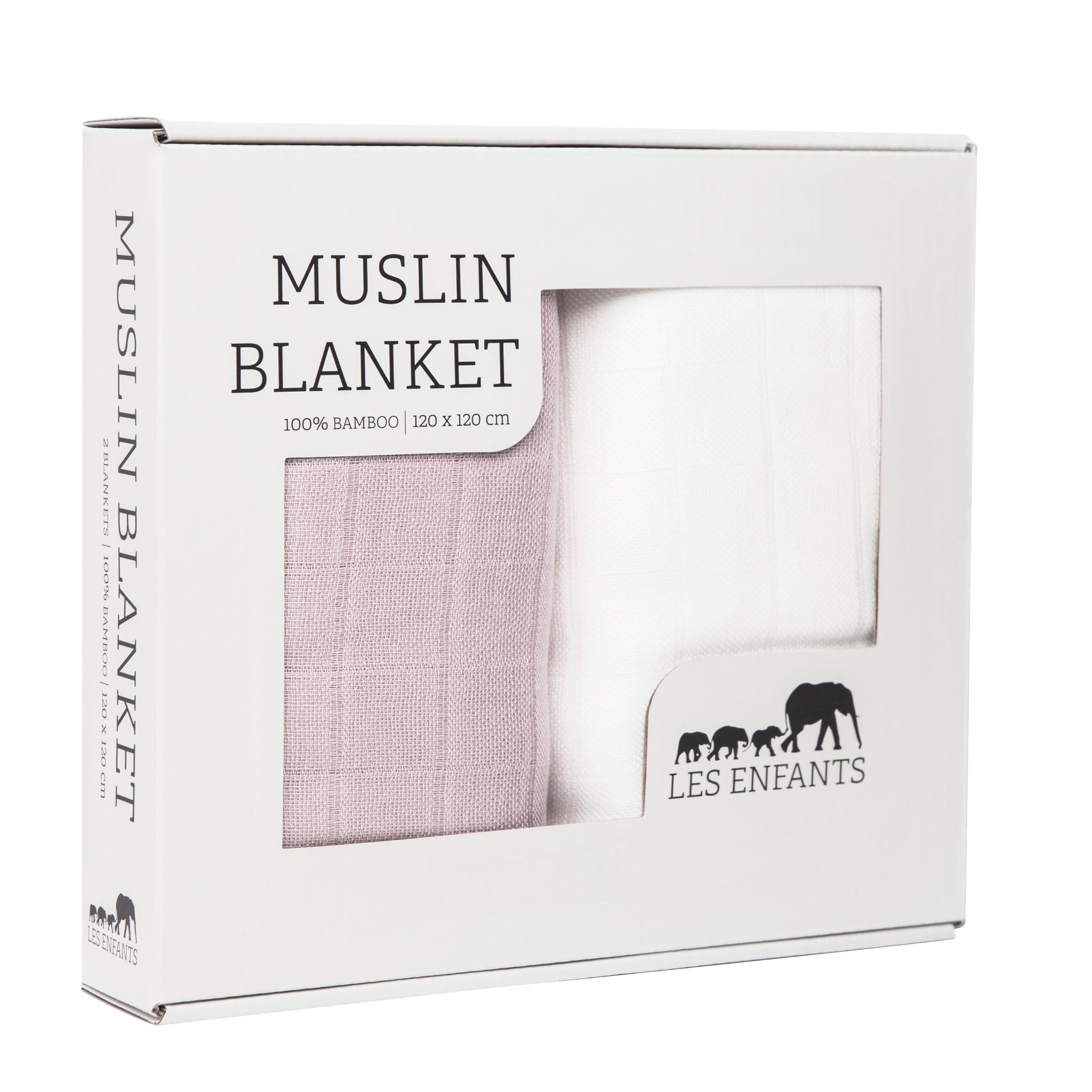 Musliinisetti, roosa