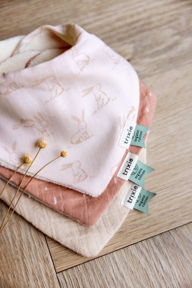 Bandana-ruokalaput vauvalle 3 kpl, pupukuosi