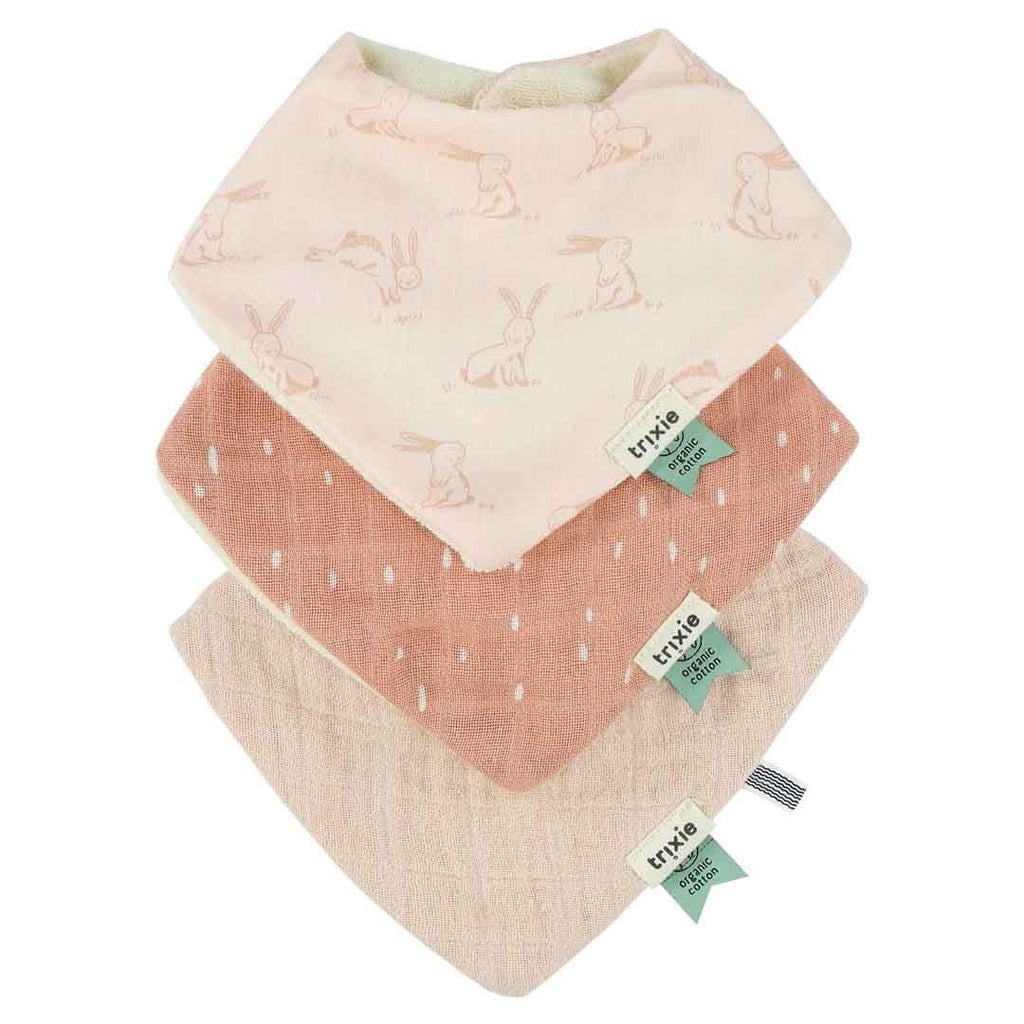 Bandana-ruokalaput vauvalle 3 kpl, pupukuosi, kuva 2