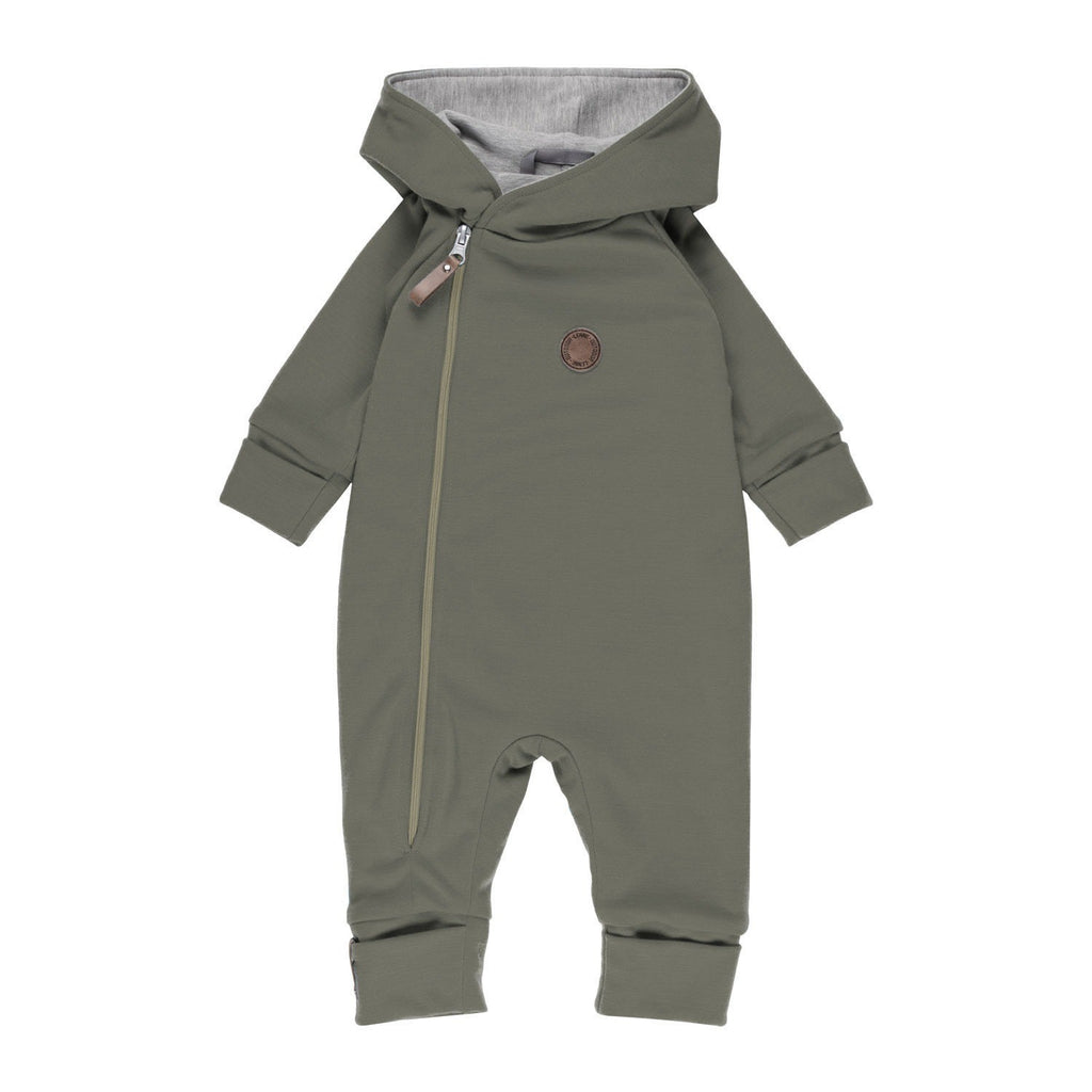Puuvillavuorattu merinovillahaalari vauvalle, khaki, kuva 2