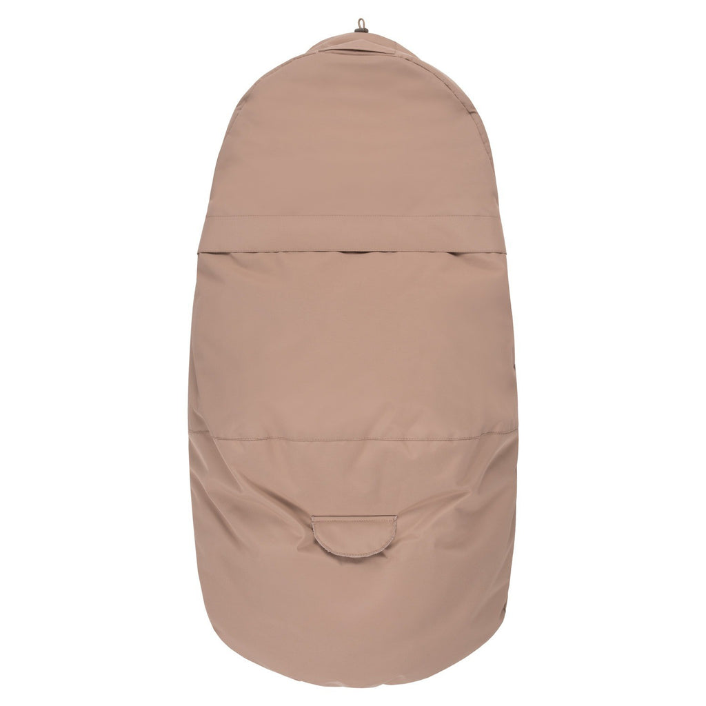 Untuvatäytteinen talvivaunupussi, ruskea ja beige, kuva 3