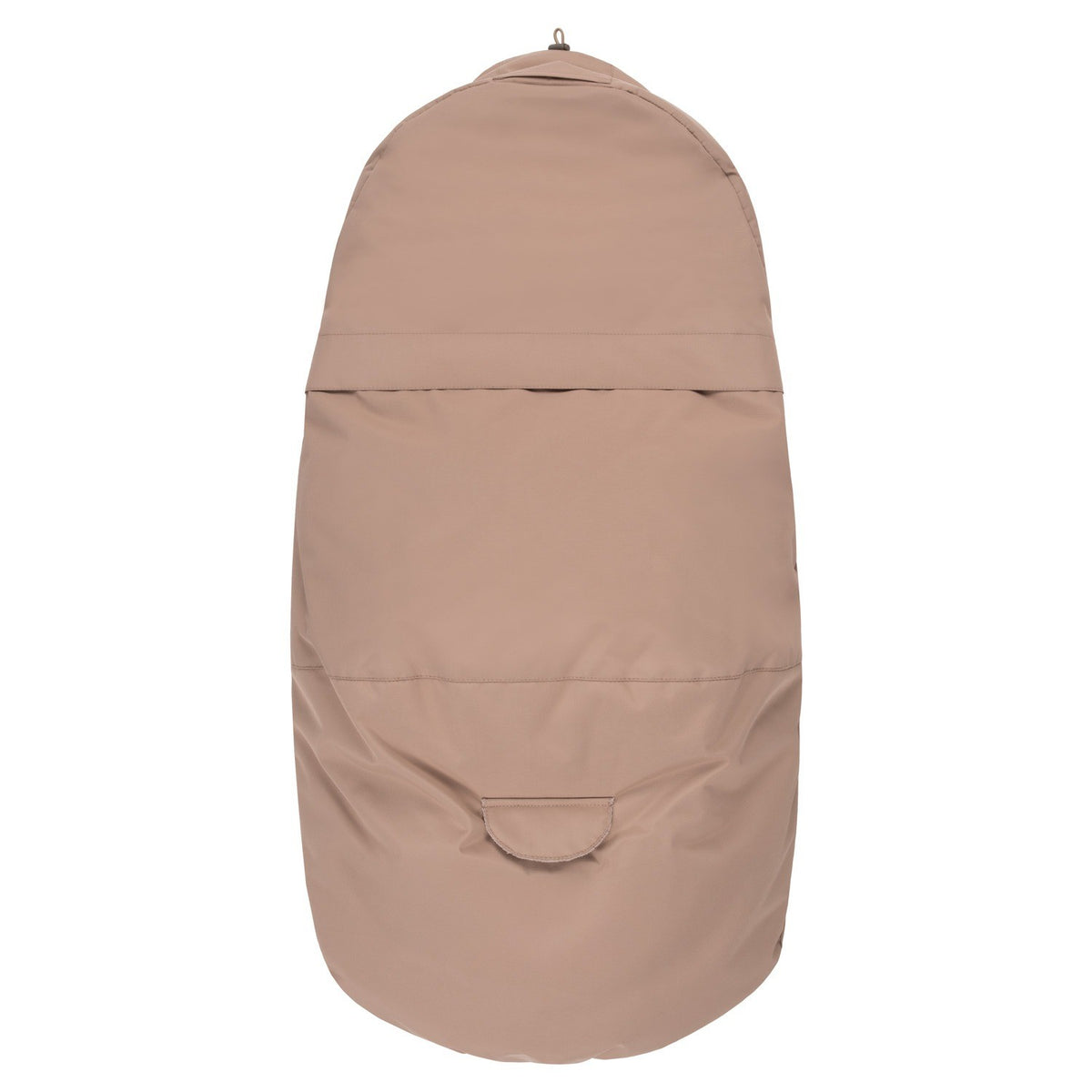 Untuvatäytteinen talvivaunupussi, ruskea ja beige, kuva 3