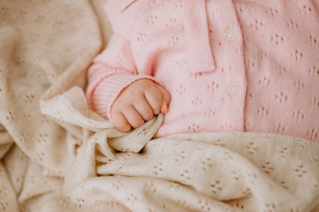 LOVE Gift Set For Baby - Blanket, Romper and Bonnet