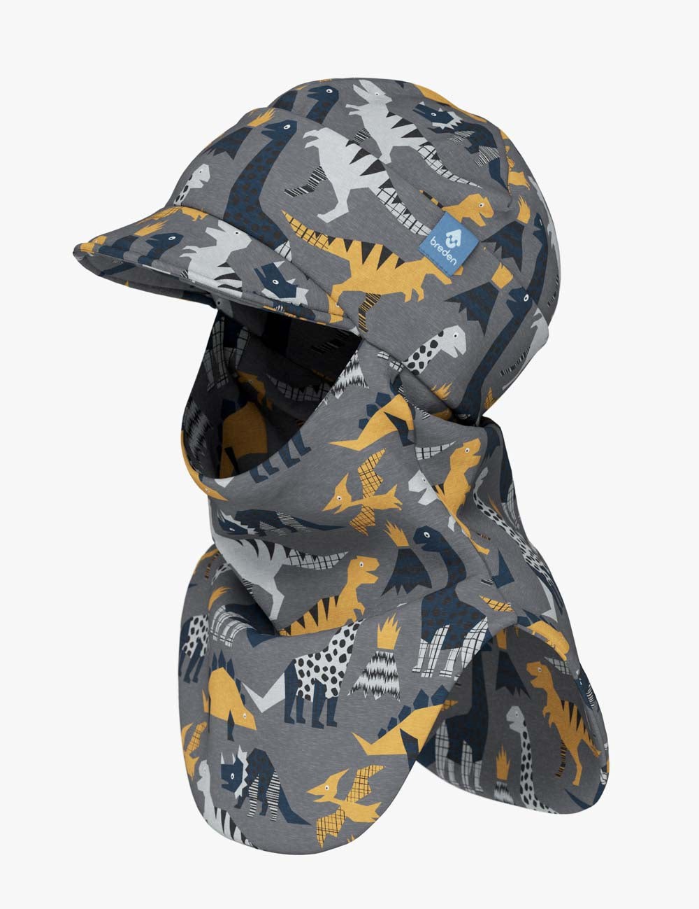 Lippamallinen kypärämyssy lapselle BENT, dinosaurukset, kuva 3