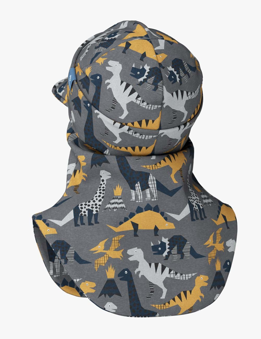 Lippamallinen kypärämyssy lapselle BENT, dinosaurukset, kuva 2