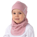 Kaksikerroksinen puuvillainen kypärämyssy, pinkki