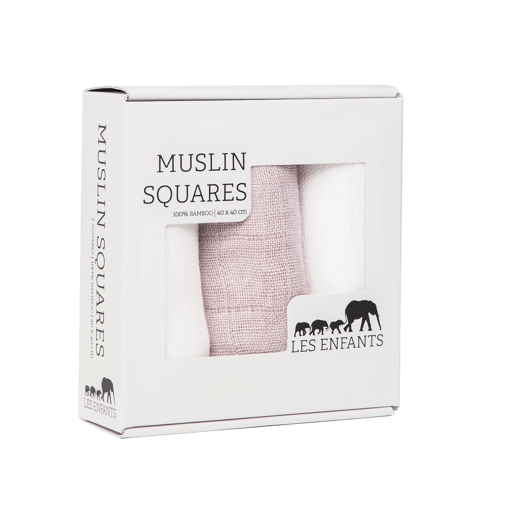 Musliinisetti, roosa