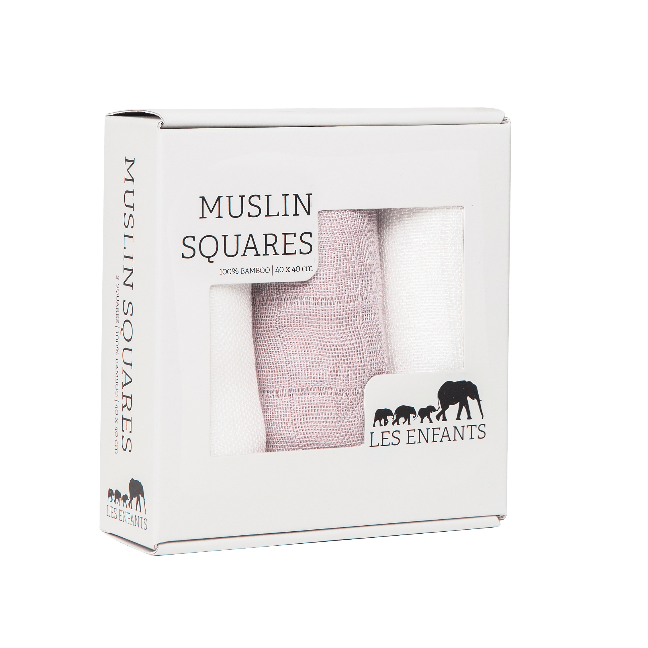 Musliinisetti, roosa