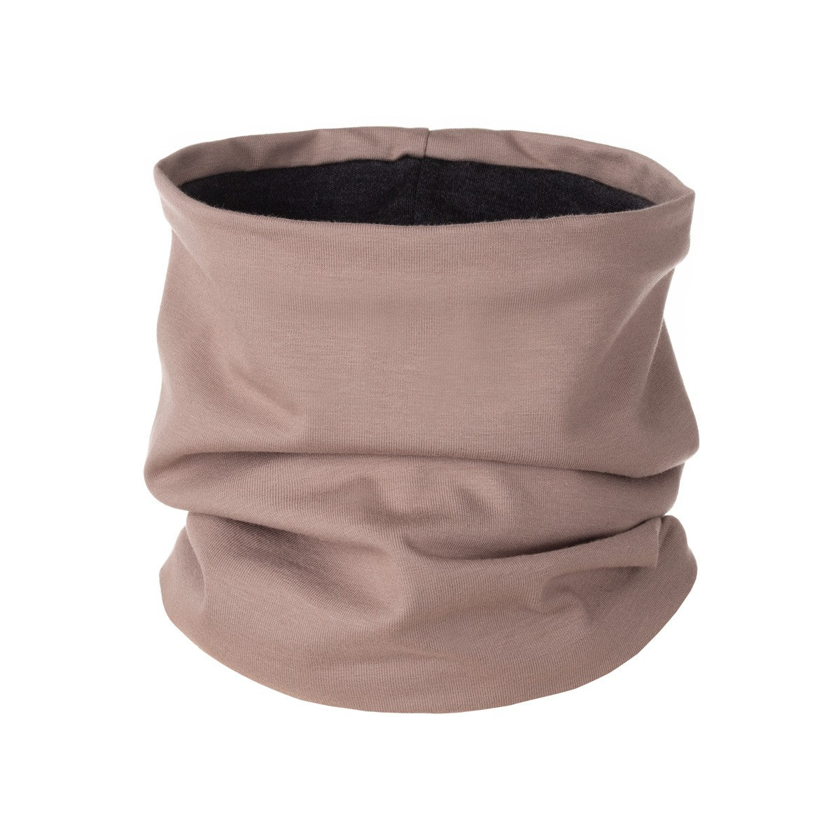 Merinovillavuorattu kaulaputki lapselle, harmaanbeige